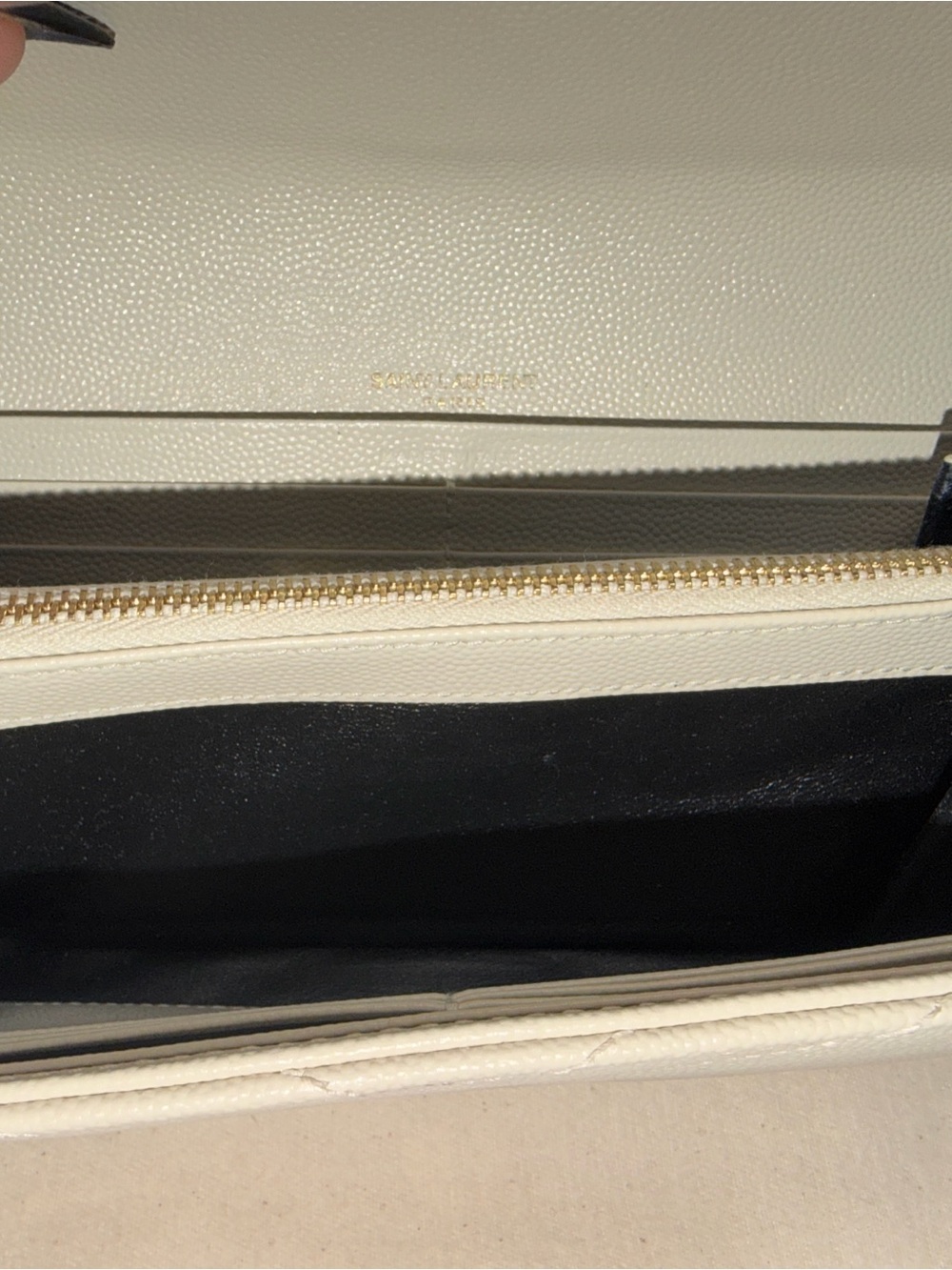Yves Saint Laurent AUTHENTIC Cassandre Leather Wallet - Picture 2 of 7